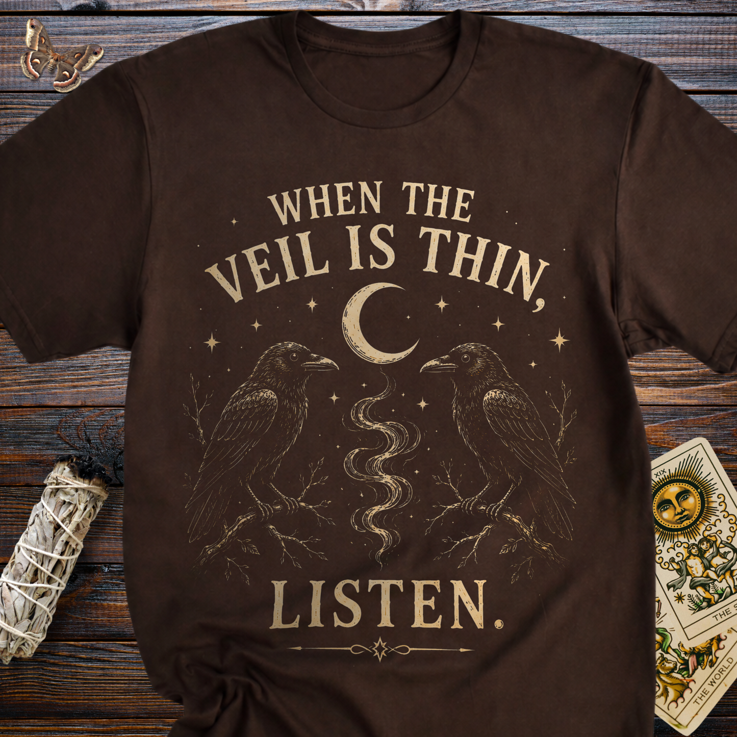 When the Veil is Thin Listen T-Shirt