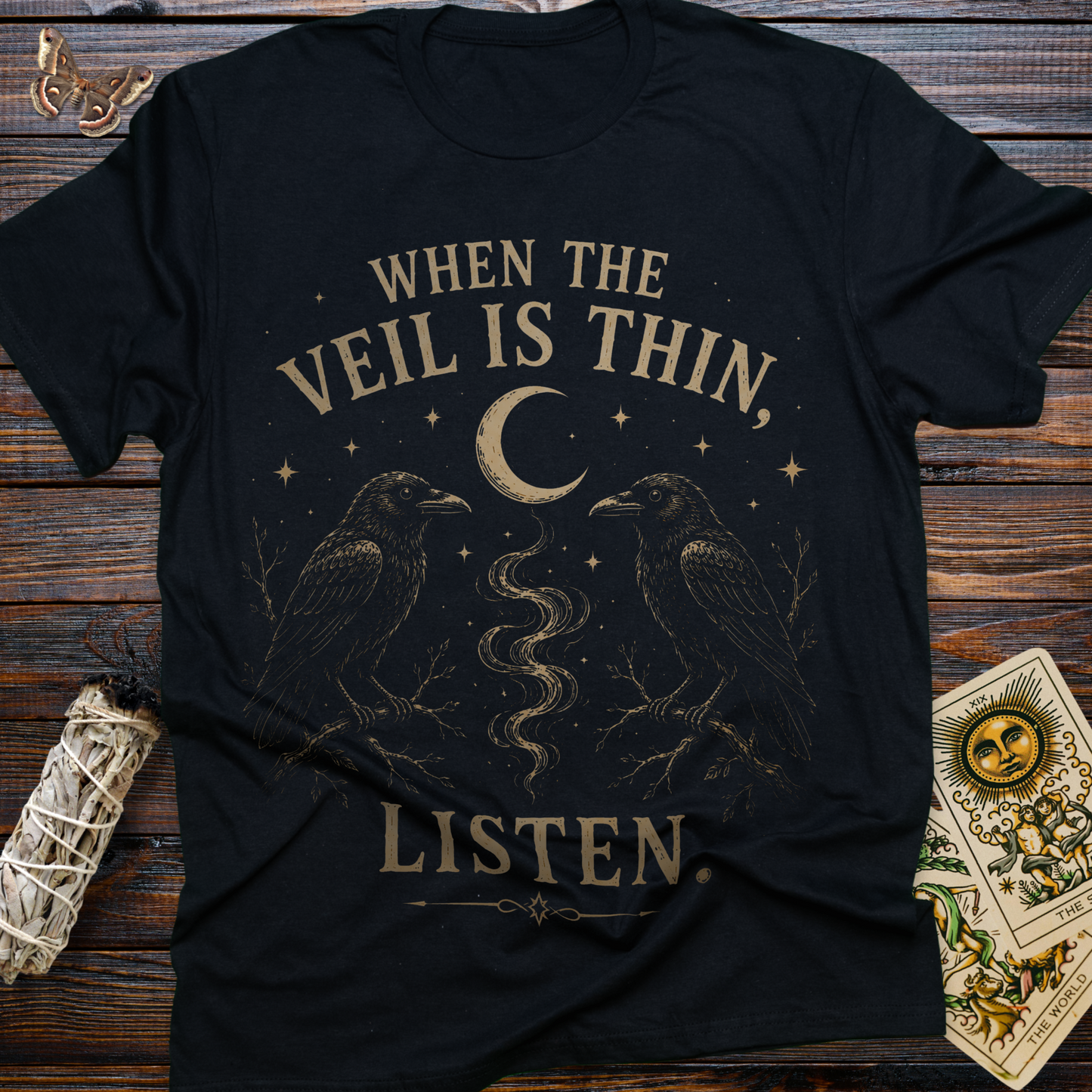 When the Veil is Thin Listen T-Shirt
