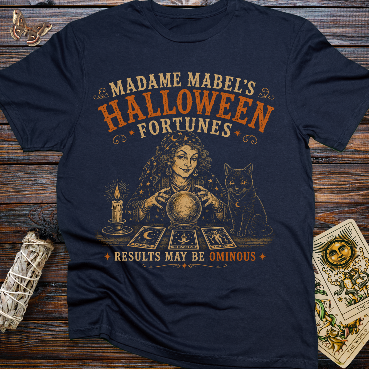 Madame Mabel's Halloween Fortunes: Results May Be Ominous T-Shirt