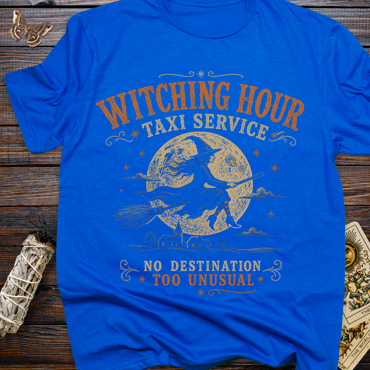 Witching Hour Taxi Service: No Destination Too Unusual T-Shirt