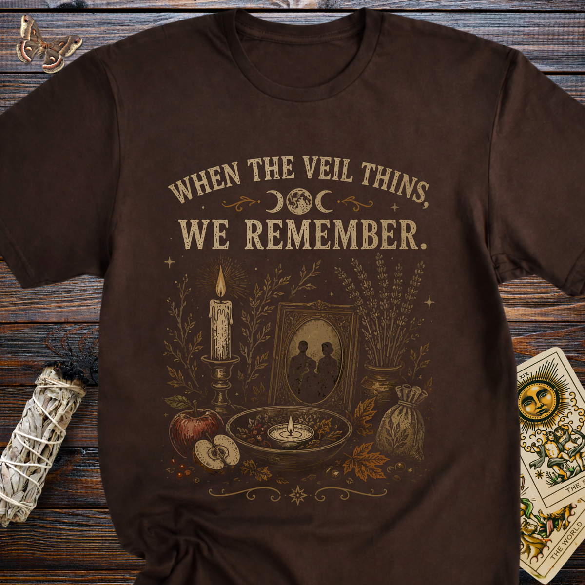 When the Veil Thins We Remember T-Shirt