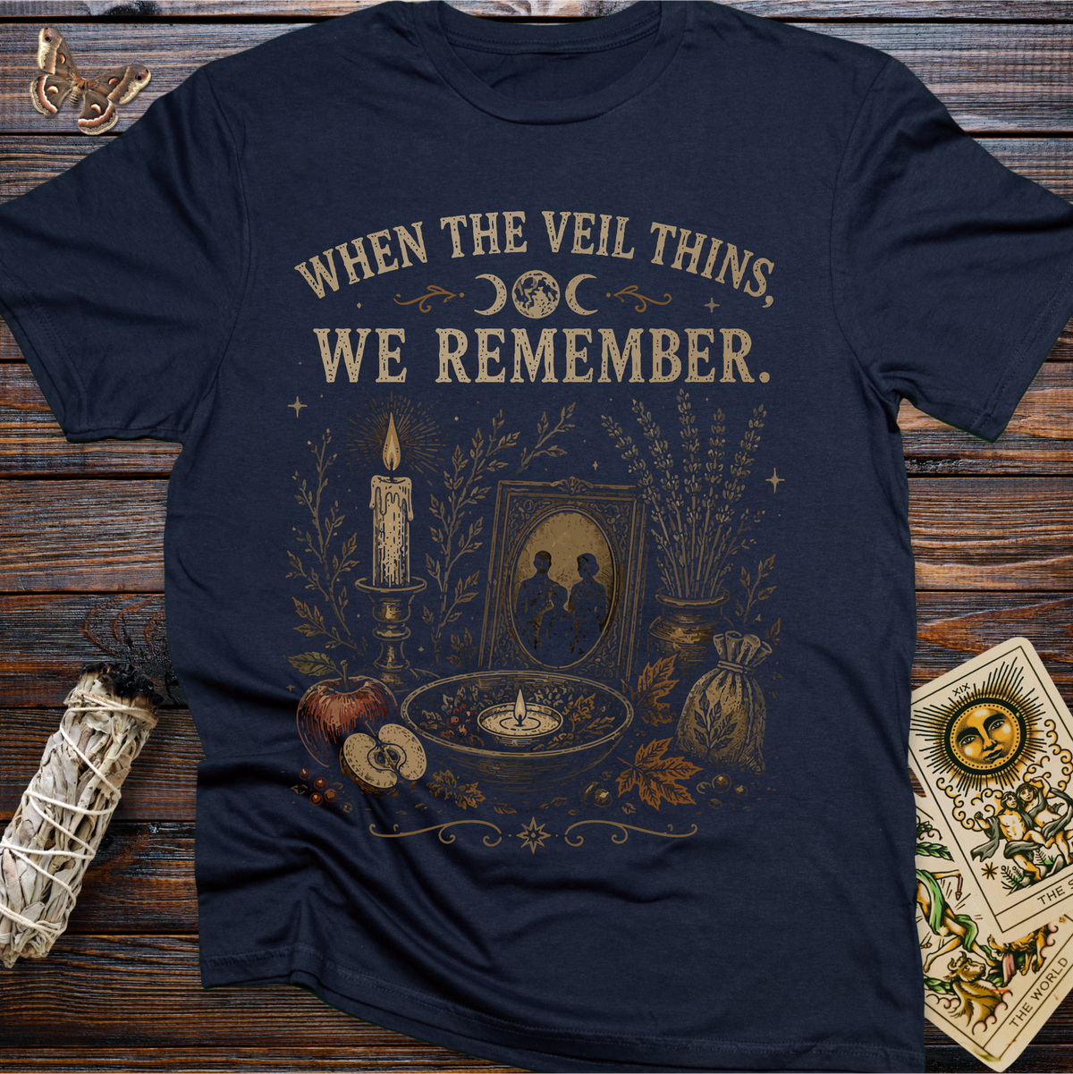 When the Veil Thins We Remember T-Shirt