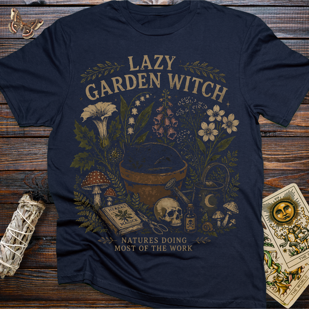 Lazy Garden Witch T-Shirt