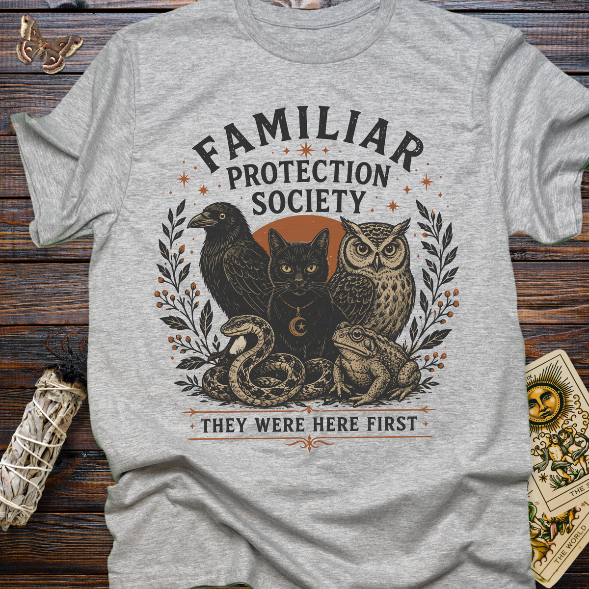 Familiar Protection Society: They Were Here First T-Shirt