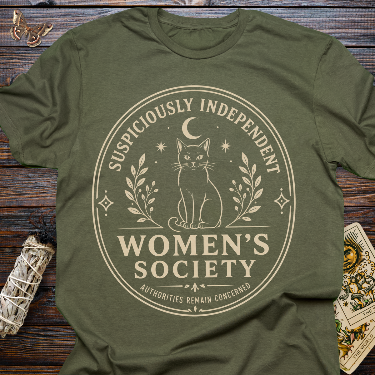 Suspiciously Independent Women's Society: Authorities Remain Concerned T-Shirt