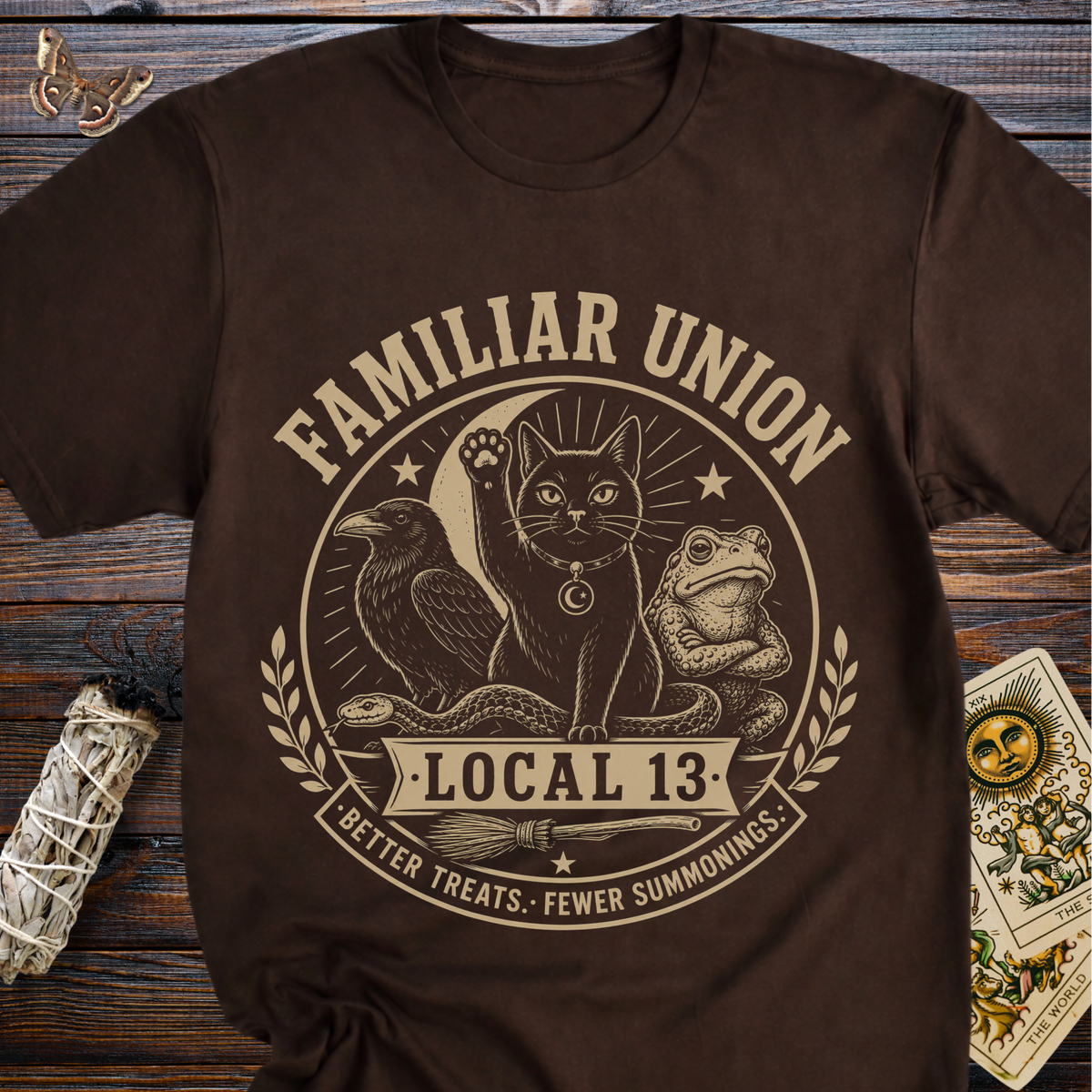 Familiar Union Local 13: Better Treats, Fewer Summonings T-Shirt