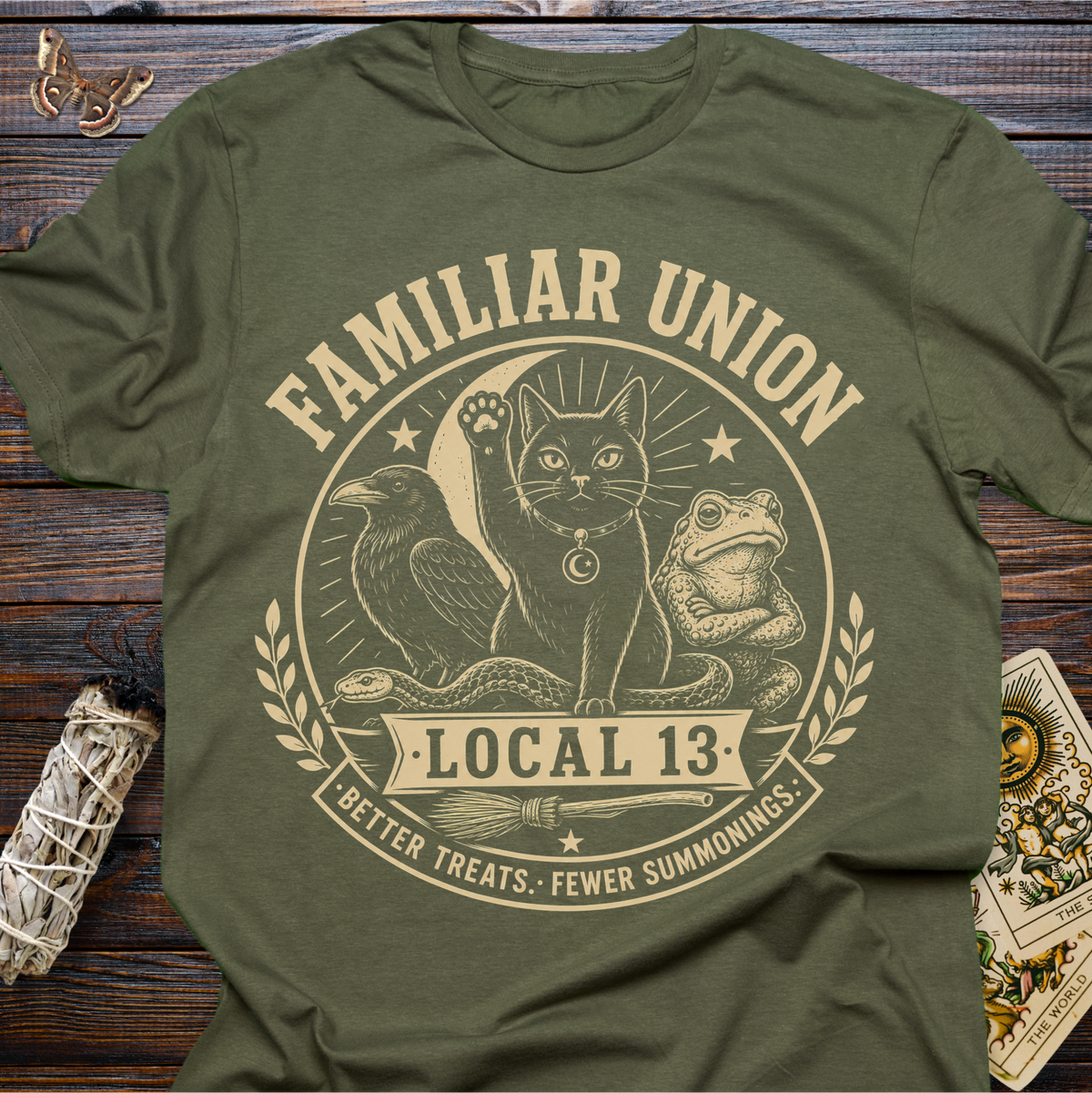 Familiar Union Local 13: Better Treats, Fewer Summonings T-Shirt