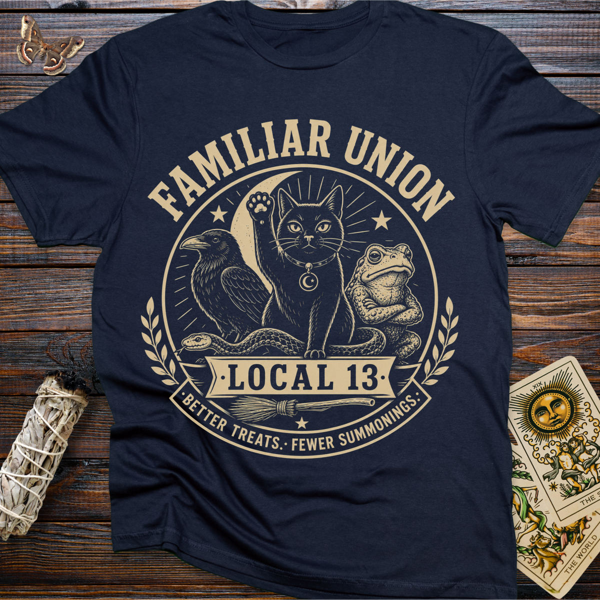 Familiar Union Local 13: Better Treats, Fewer Summonings T-Shirt