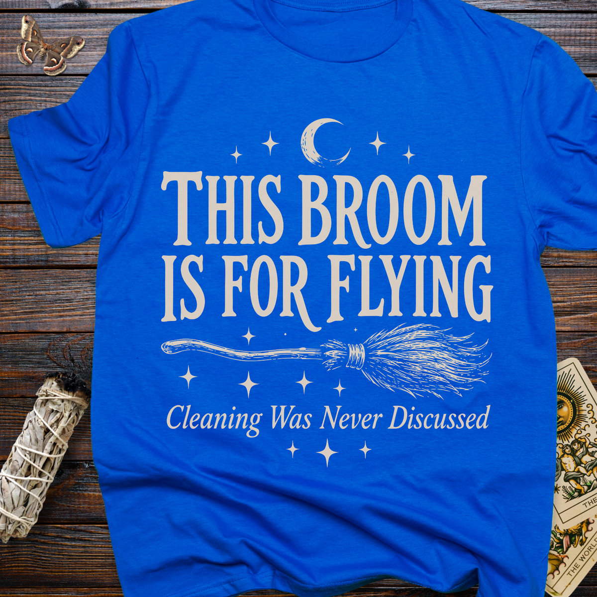 This Broom Is For Flying Cleaning Was Never Discussed T-Shirt