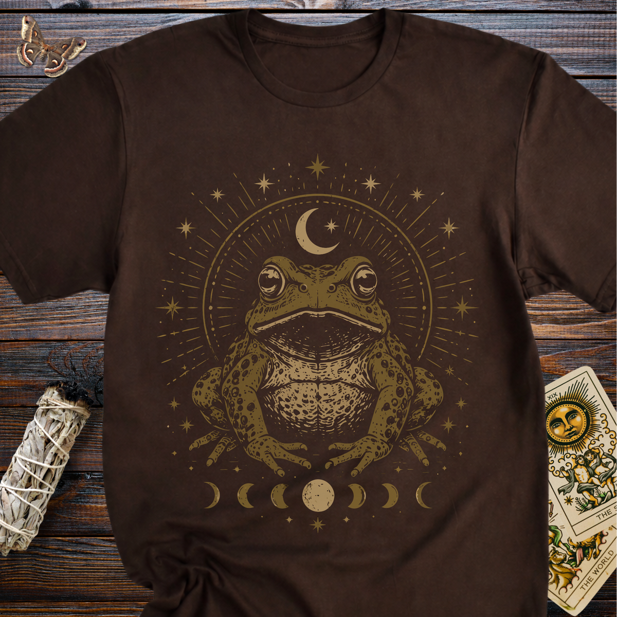 Stillness Before the Leap Toad T-Shirt