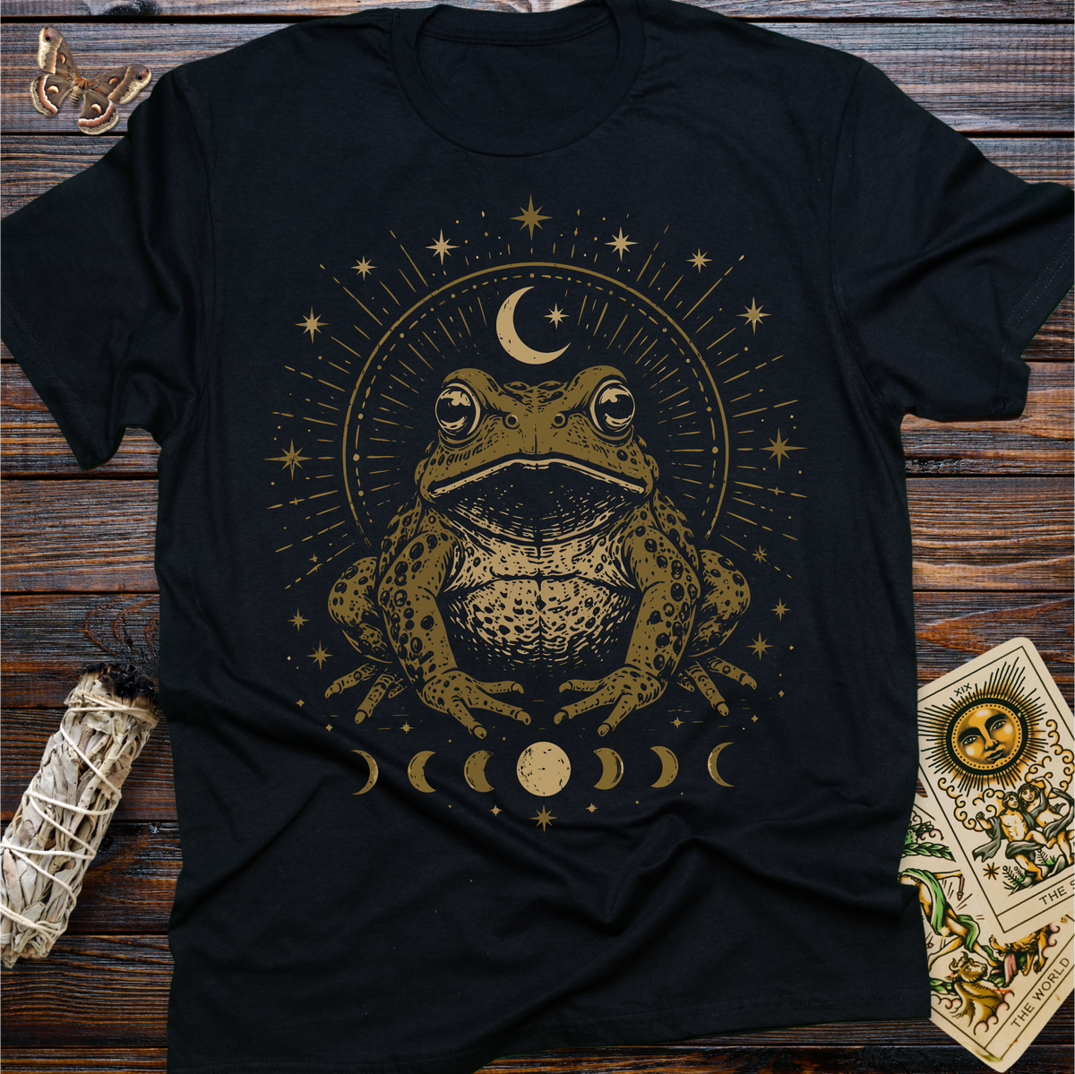 Stillness Before the Leap Toad T-Shirt