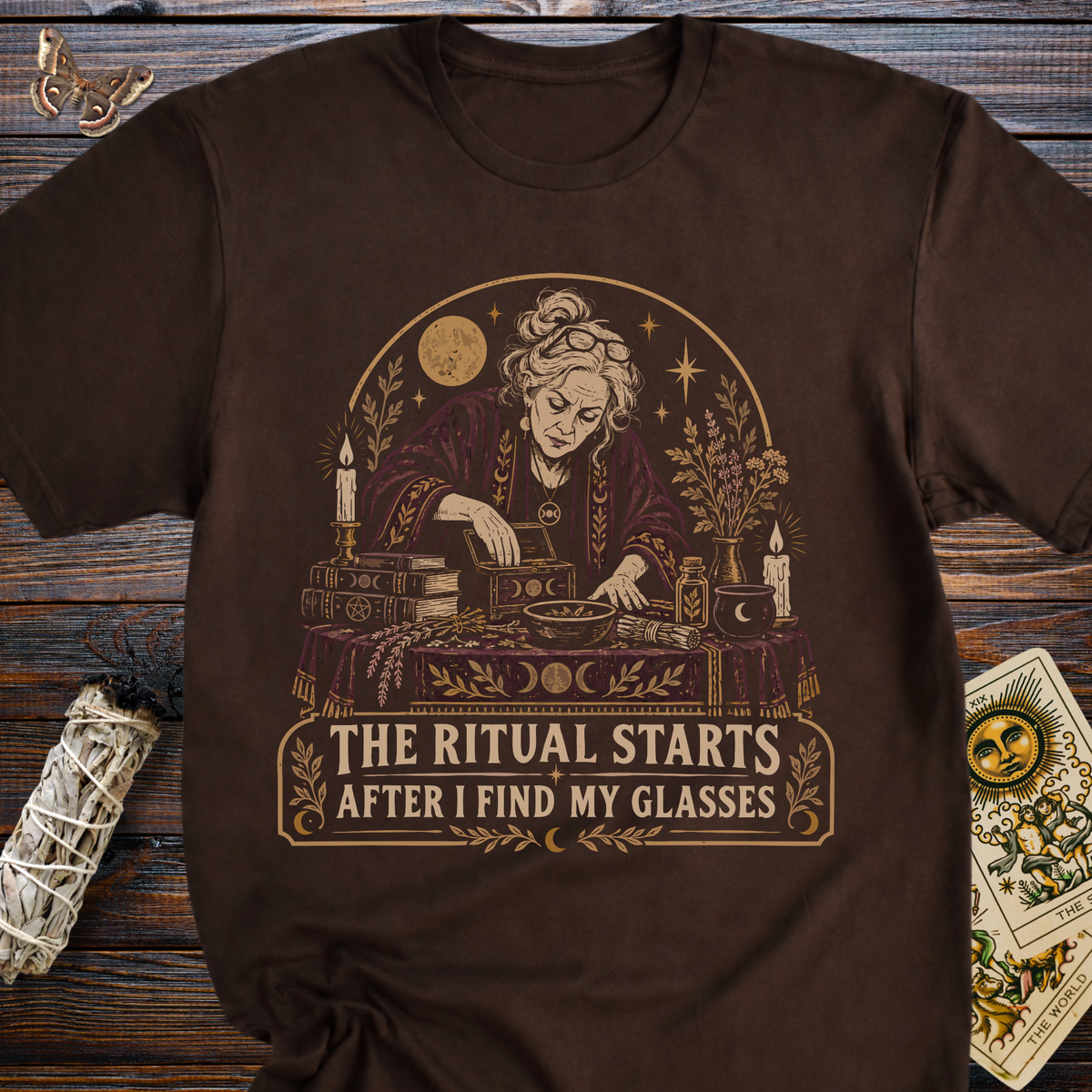 The Ritual Starts After I Find My Glasses T-Shirt
