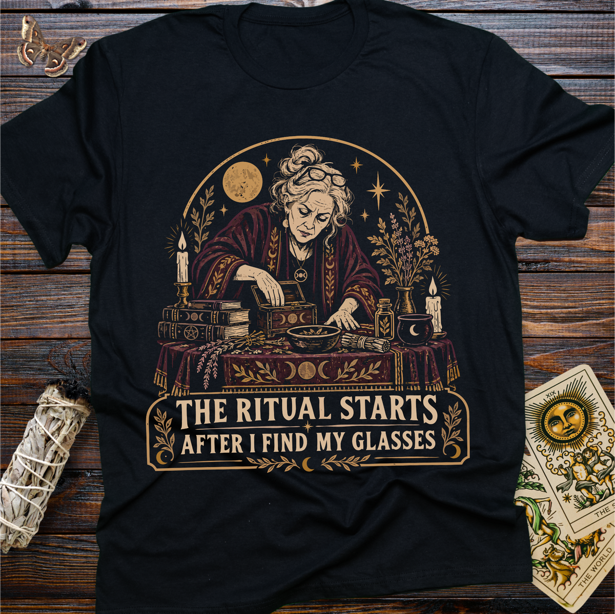 The Ritual Starts After I Find My Glasses T-Shirt