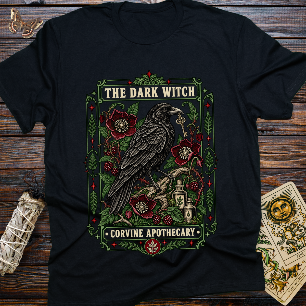 The Dark Witch Corvine Apothecary T-Shirt