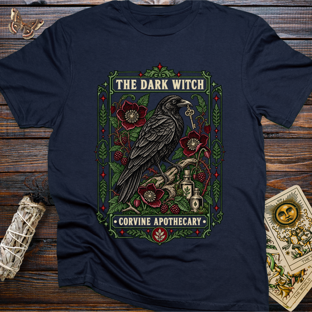 The Dark Witch Corvine Apothecary T-Shirt