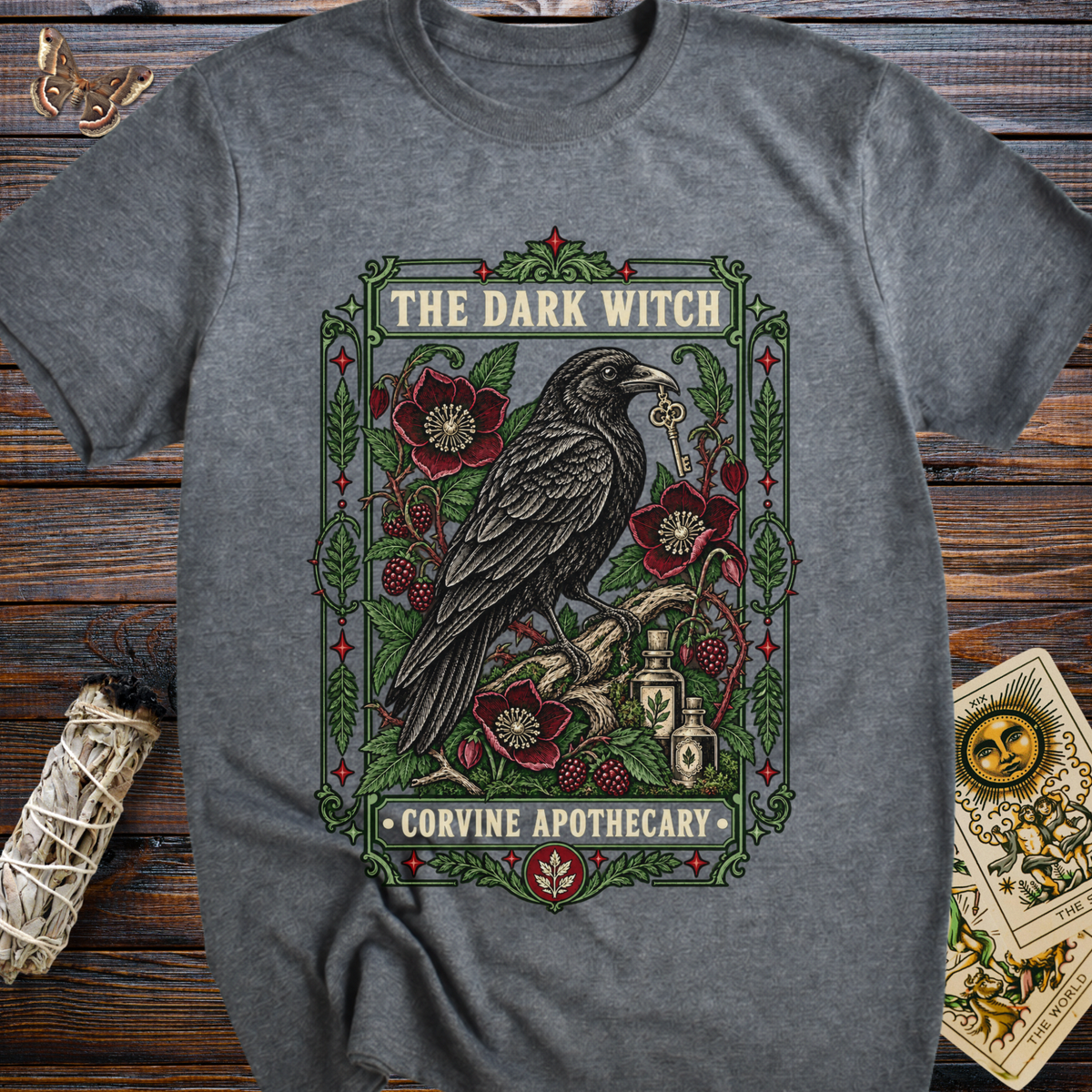 The Dark Witch Corvine Apothecary T-Shirt